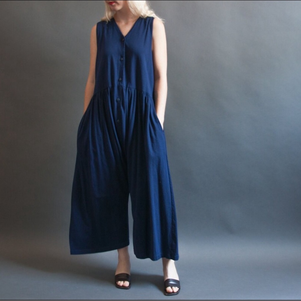*SOLD* Vintage Solaris Wide Leg Lounger Jumpsuit
